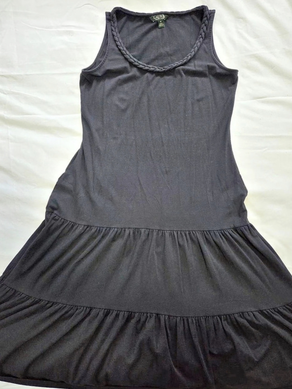 Lauren Ralph Lauren Bottom Tiered Midi Dress